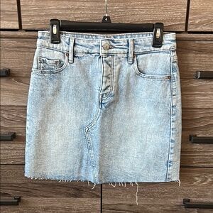 Old Navy Light Blue Denim Mini Skirt